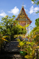 Obraz premium temple of the reclining buddha in thailand