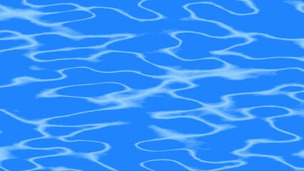 Graphic effect of naturally flowing blue waves