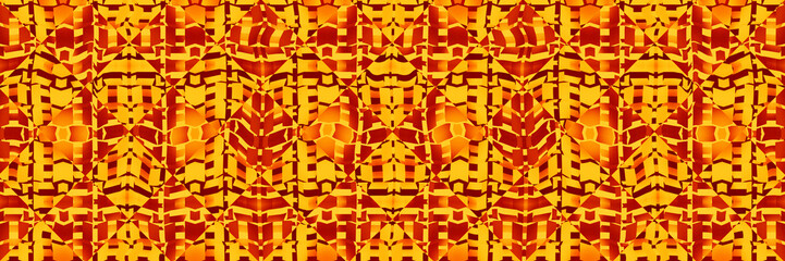 Colored African fabric - Seamless and textured pattern, high definition illustration
