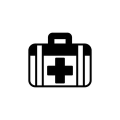 First Aid Kit icon in vector. Logotype