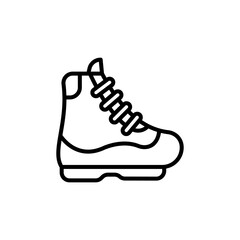 Hiking Shoes icon in vector. Logotype