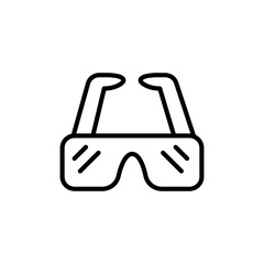 Sun Glasses icon in vector. Logotype