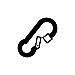 Carabiner icon in vector. Logotype © Vectors