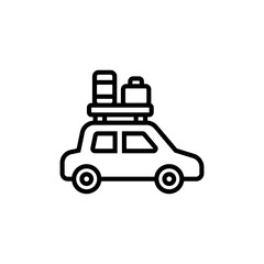 Car icon in vector. Logotype