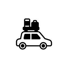 Car icon in vector. Logotype