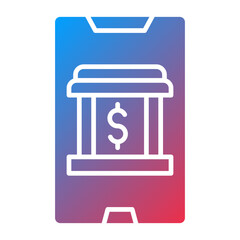 Mobile Banking Icon Style