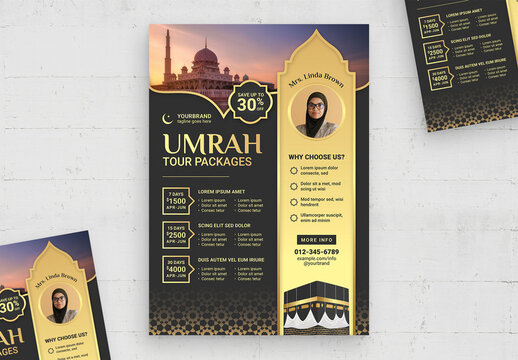 Umrah Tour Flyer Template