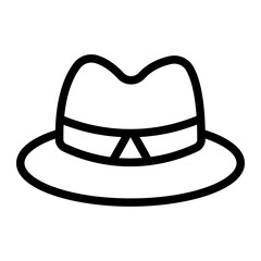 hat line icon