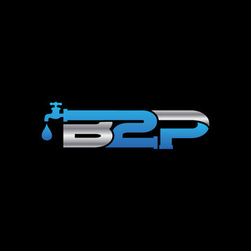 b2p plumbing logo