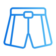 shorts gradient icon