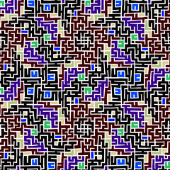 abstract maze background or pattern
