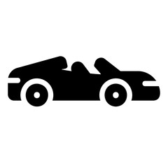 car glyph icon