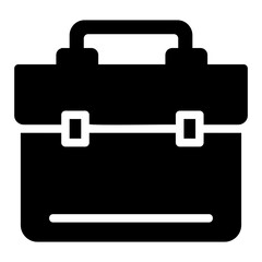 briefcase glyph icon
