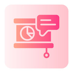 analytics gradient icon
