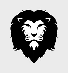 Lion head logo for t-shirt, Lion mascot Sport wear typography emblem graphic, athletic apparel stamp.