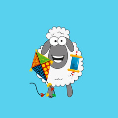 Sheep in different character.