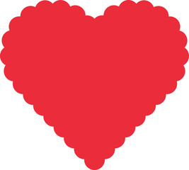 Obraz na płótnie Canvas Red Heart. Heart Icon. Favorite Icon. Heart Drawing.