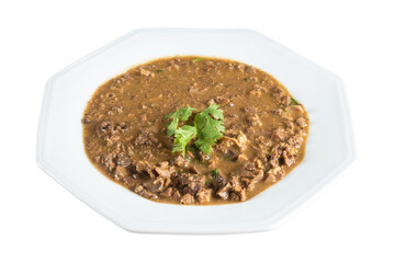 Sarapatel Brazilian traditional food dish. png transparent background