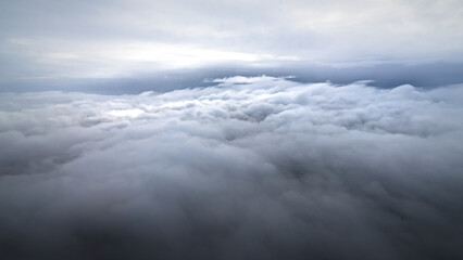 Fototapeta premium flying above the clouds
