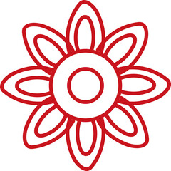 Ancient Chinese Retro Pattern flower