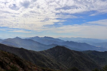 landscape with clouds