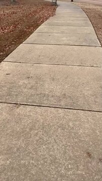 Journey's End: Stunning Footage of a Pathway Leading to a Spectacular Destination