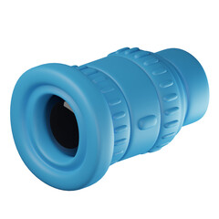 3D Camera Lens Illustration