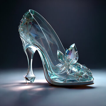 Crystal Cinderella Slipper Vector Images (51)