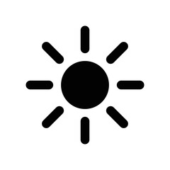 Sunny icon vector design template