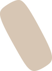 Hand drawn simple circle line flat icon