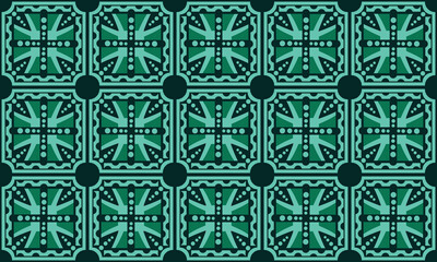 Seamless pattern for curtains, bedsheets, pillow cover designs, and other textile industry