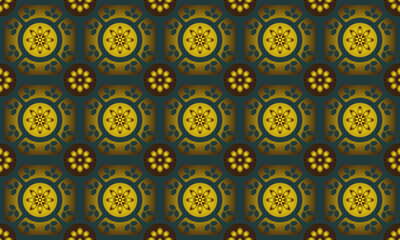 Seamless pattern for curtains, bedsheets, pillow cover designs, and other textile industry