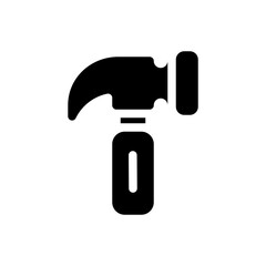hammer glyph icon