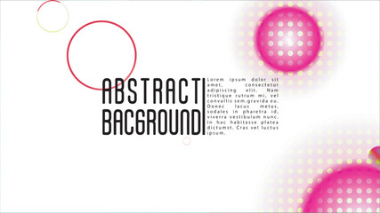 Vector Futuristic Background with Gradient Mesh Holographic Circles. Hipster Graphic Template Design with Lines, Dots, Round Shapes. Dynamic Style for your Business Brochure.