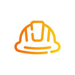 helmet gradient icon