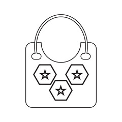 tote bag line icon