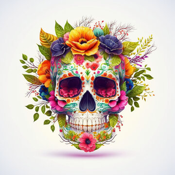 Santa Muerte Cavalera Mexican Skull 1