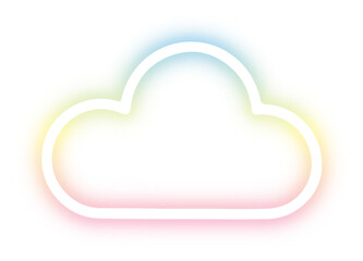 Collection of cloud neon
