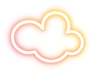 Collection of cloud neon