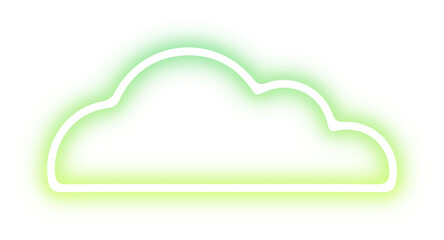 Collection of cloud neon