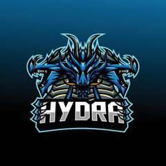 hydra dragon mascot esport gaming logo