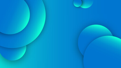 Abstract blue background Colorful fluid background banner design. Blue fluid background with blue gradient. Vector illustration