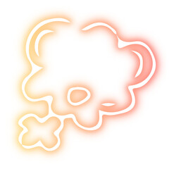 Collection of cloud neon