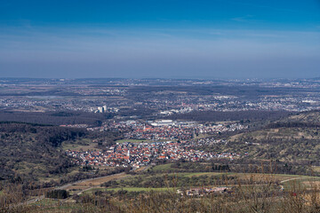 Obraz premium Little village in the middle of the countryside