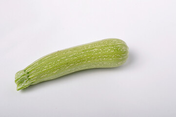 zucchini on a white background