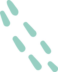Hand drawn doodle element flat icon