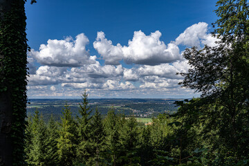 Little village in the middle of the German countryside