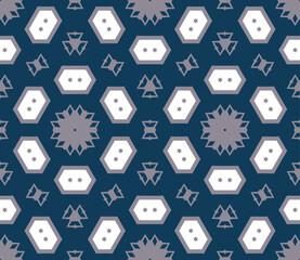 Geometric pattern. Seamless vector background. Ethnic graphic design.	