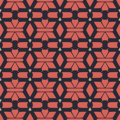 Geometric pattern. Seamless vector background. Ethnic graphic design