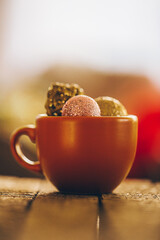 Christmas cup. Christmas. 